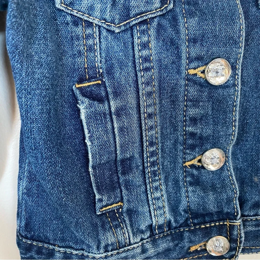 Levi’s Crystal Button Denim Jacket - Picture 3 of 5